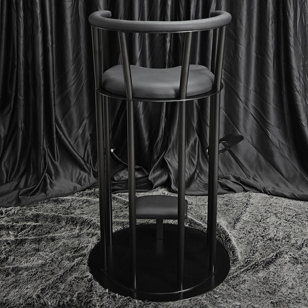 Adjustable BDSM Playroom Furniture Handmade Queening Chair Restriction with Shackle For Couple Game