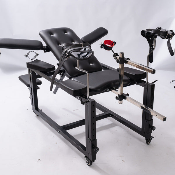 Multifunctional Restraining Masturbation Chair SM Erotic Handcuff Chair Adjustable Binding Restraint Furniture