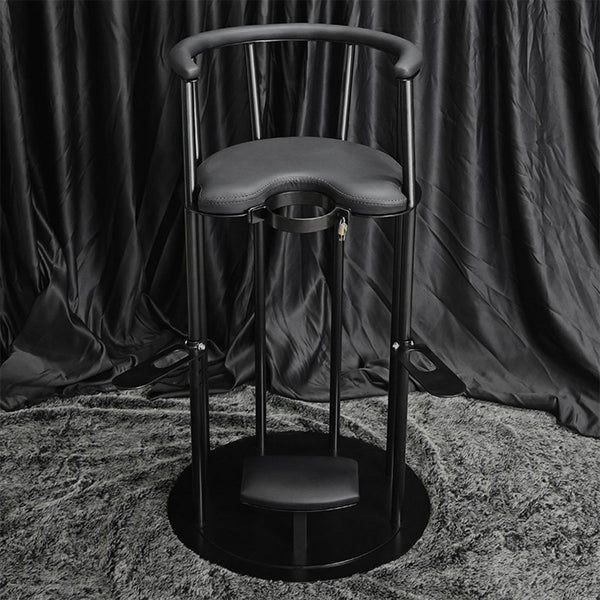 Adjustable BDSM Playroom Furniture Handmade Queening Chair Restriction with Shackle For Couple Game