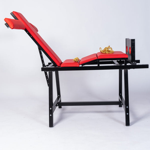 BDSM Multifunctional Furniture,Bondage Shackles with Restraint Position Foot Tickle and Hand Binding Ankle Cuffs Bench