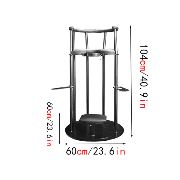 Adjustable BDSM Playroom Furniture Handmade Queening Chair Restriction with Shackle For Couple Game