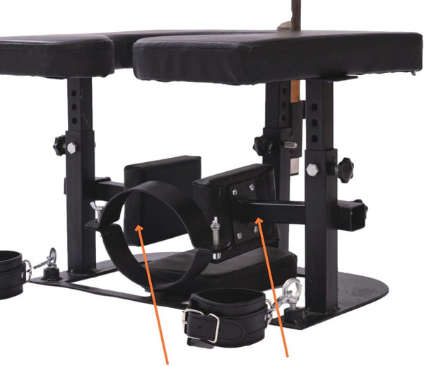 BDSM Bondage Queening Chair Seat,Fetish Restraints Cuffs Face Sitting Chair Device for Couple Game