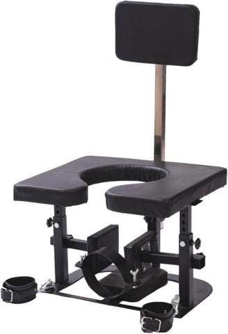 BDSM Bondage Queening Chair Seat,Fetish Restraints Cuffs Face Sitting Chair Device for Couple Game