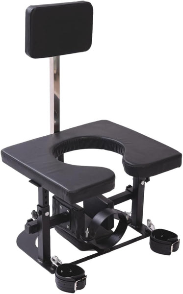 BDSM Bondage Queening Chair Seat,Fetish Restraints Cuffs Face Sitting Chair Device for Couple Game