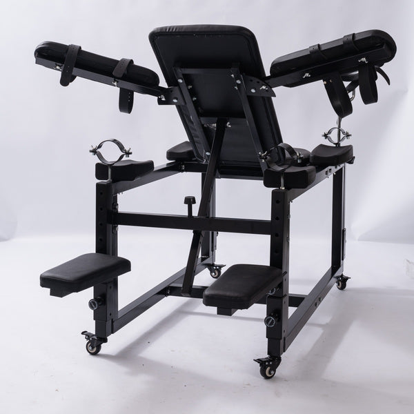 Multifunctional Restraining Masturbation Chair SM Erotic Handcuff Chair Adjustable Binding Restraint Furniture