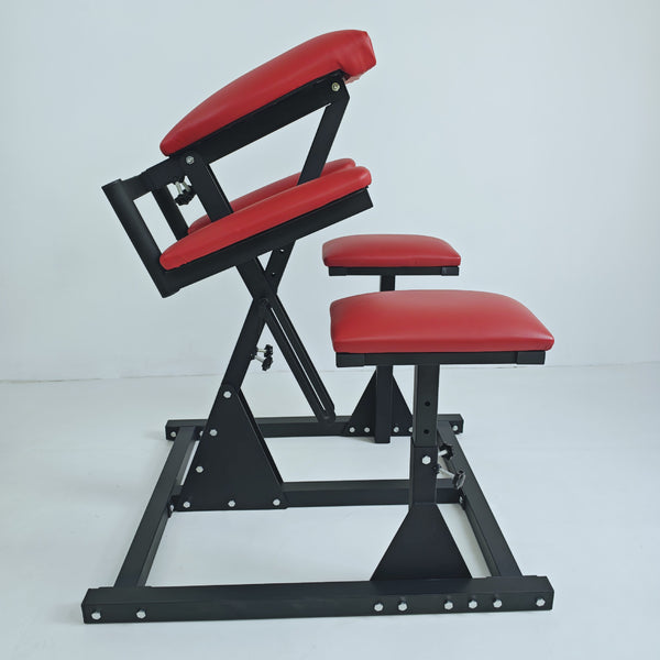 Flexible Fetish Spanking Bench,Padded BDSM Adjustable Multi Position Chair for Dungeon Play