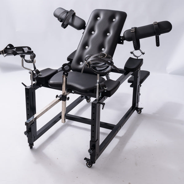 Multifunctional Restraining Masturbation Chair SM Erotic Handcuff Chair Adjustable Binding Restraint Furniture