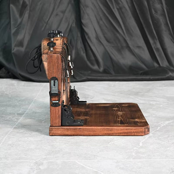 Unisex Wooden BDSM Bondage Feet Cuffs Room Furniture,Restraints Toes Fixing Shackles Device for Couple Game