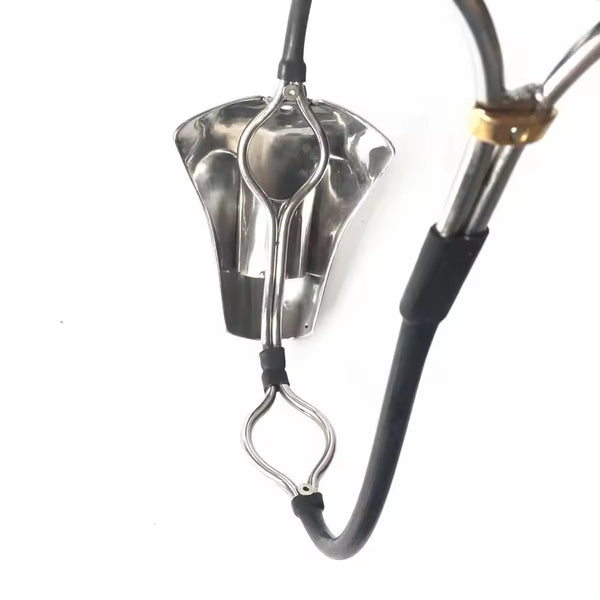 Stainless Steel Chastity Belt Male Cock Cage