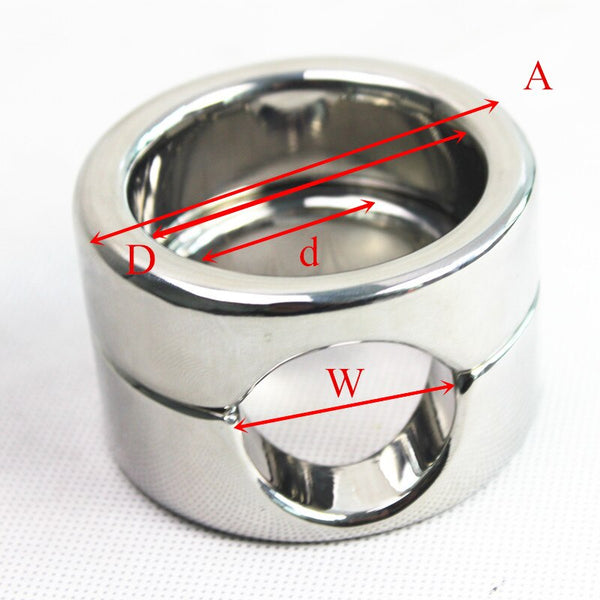 Metal Scrotum Pendant Ball Stretchers Testis Weight Ring Penis ball weight 9 Sizes