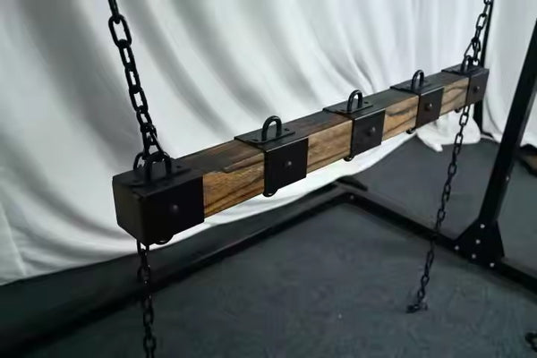 Wooden BDSM Binding Hand Foot Stocks Pillory for Couple Games,Self Bondage Gear Furniture