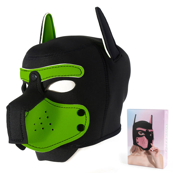 SM  Role Play Fetish Puppy Headgear Head Bondage Mask Hat Restraint Hood For Couple Games