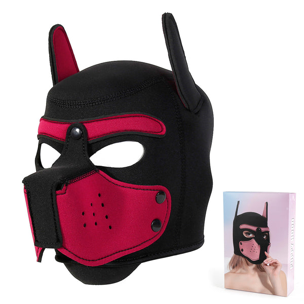 SM  Role Play Fetish Puppy Headgear Head Bondage Mask Hat Restraint Hood For Couple Games
