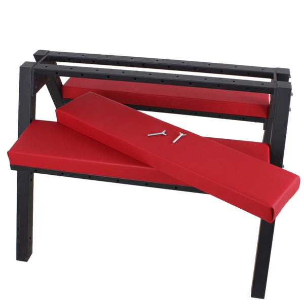 Metal Spanking Bench,Bdsm Spanking Chair For Love Game Padding Position Furniture Red Color