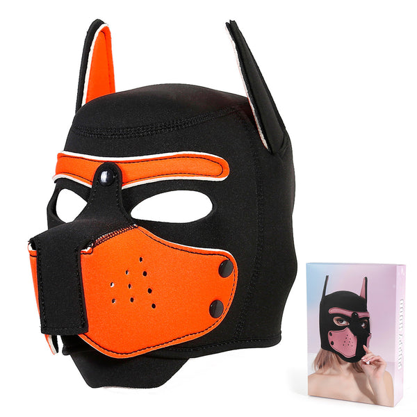 SM  Role Play Fetish Puppy Headgear Head Bondage Mask Hat Restraint Hood For Couple Games