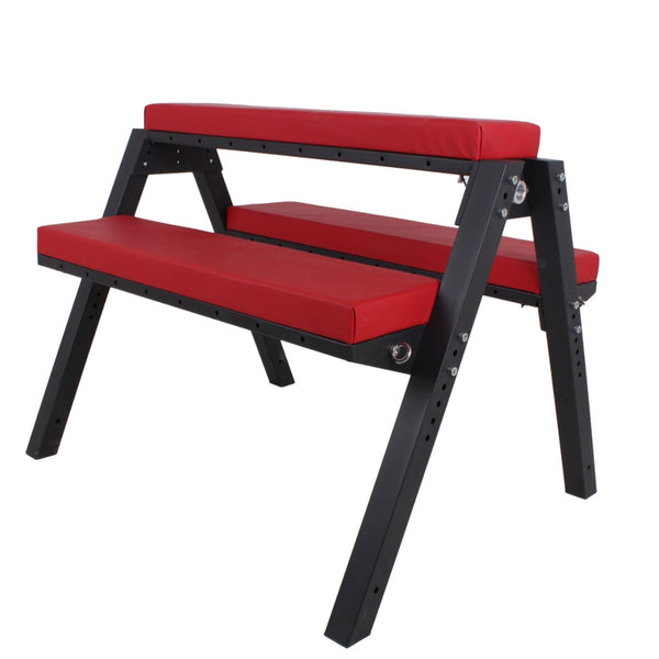 Metal Spanking Bench,Bdsm Spanking Chair For Love Game Padding Position Furniture Red Color