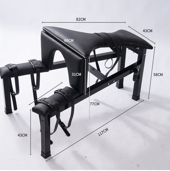 BDSM Spanking Bench,Bondage Restraints Cuffs Spanking Chairs Love Furniture Portable Adjustable Sex Furniture