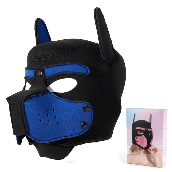 SM  Role Play Fetish Puppy Headgear Head Bondage Mask Hat Restraint Hood For Couple Games