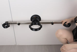 Magnetic BDSM Restraint Neck Collar with Wrist Spreader Bar,Adjustable Restraint Bondage Bar for Couples