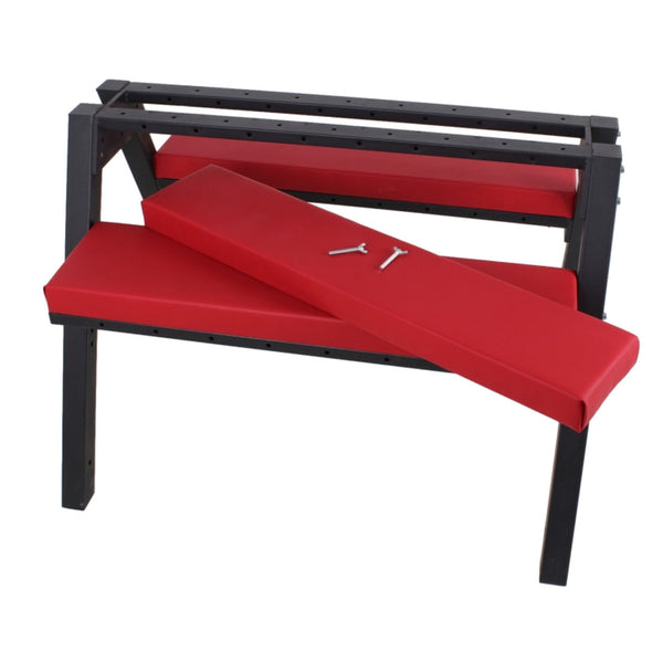 Metal Spanking Bench,Bdsm Spanking Chair For Love Game Padding Position Furniture Red Color