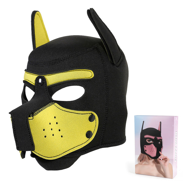 SM  Role Play Fetish Puppy Headgear Head Bondage Mask Hat Restraint Hood For Couple Games