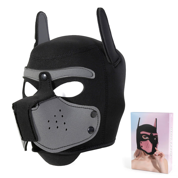 SM  Role Play Fetish Puppy Headgear Head Bondage Mask Hat Restraint Hood For Couple Games