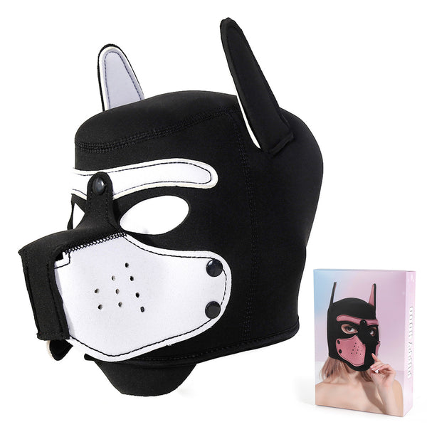 SM  Role Play Fetish Puppy Headgear Head Bondage Mask Hat Restraint Hood For Couple Games