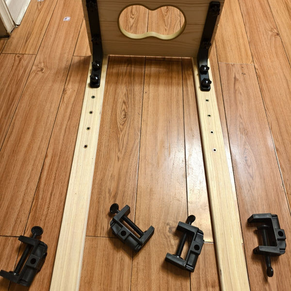BDSM Tickle Stocks, Restraint Foot Pillory Furniture & Gear For Playroom