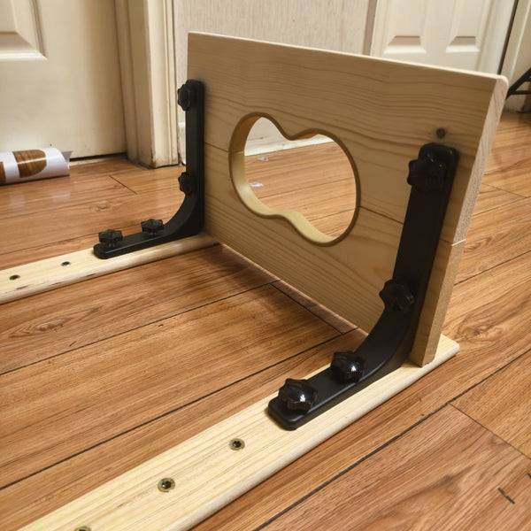 BDSM Tickle Stocks, Restraint Foot Pillory Furniture & Gear For Playroom
