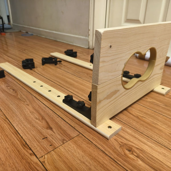 BDSM Tickle Stocks, Restraint Foot Pillory Furniture & Gear For Playroom