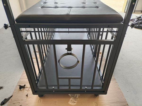 BDSM Bondage  Furniture Fetish Large Metal Love Cage Slave Restraint Training Cage for Women Men Couples