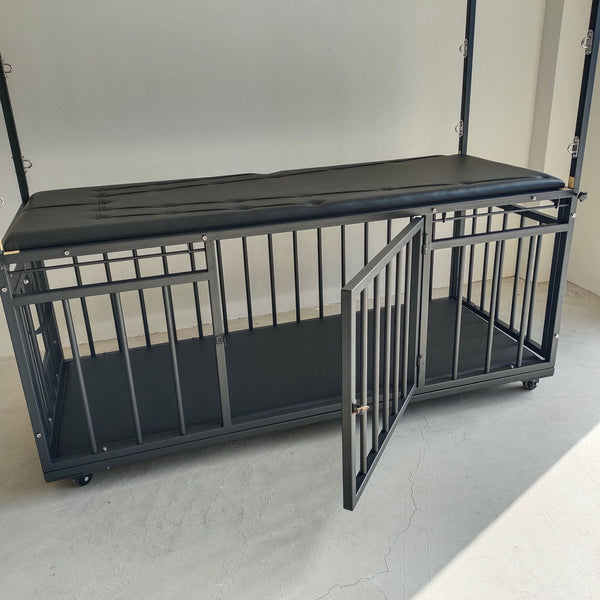 BDSM Bondage  Furniture Fetish Large Metal Love Cage Slave Restraint Training Cage for Women Men Couples