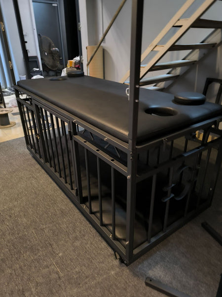 BDSM Bondage  Furniture Fetish Large Metal Love Cage Slave Restraint Training Cage for Women Men Couples