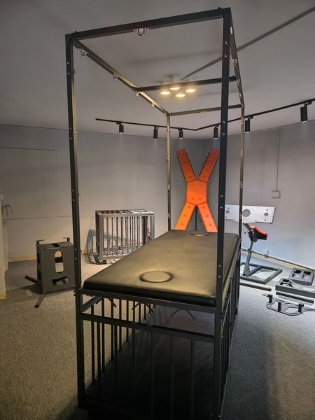 BDSM Bondage  Furniture Fetish Large Metal Love Cage Slave Restraint Training Cage for Women Men Couples