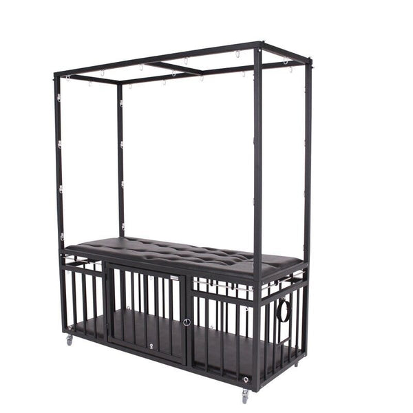 BDSM Bondage  Furniture Fetish Large Metal Love Cage Slave Restraint Training Cage for Women Men Couples