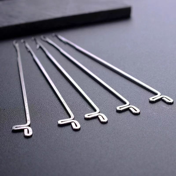 Size Mixed Latch Needles Crochet Hook Tools Hooked Bearded Needles Crafts 7pcs