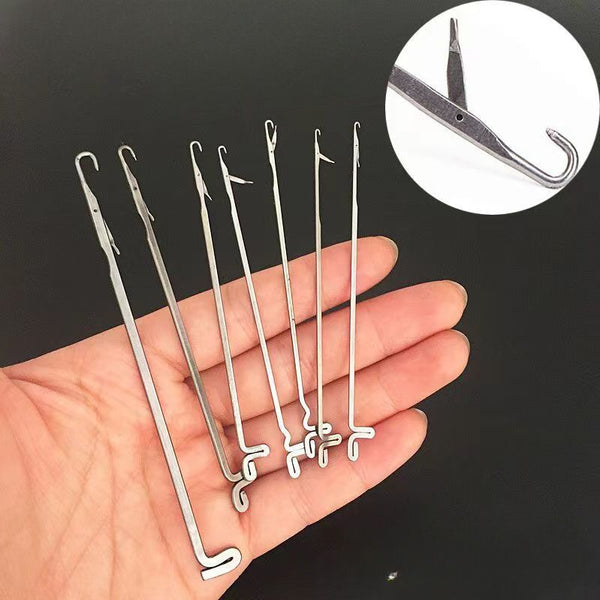 Size Mixed Latch Needles Crochet Hook Tools Hooked Bearded Needles Crafts 7pcs