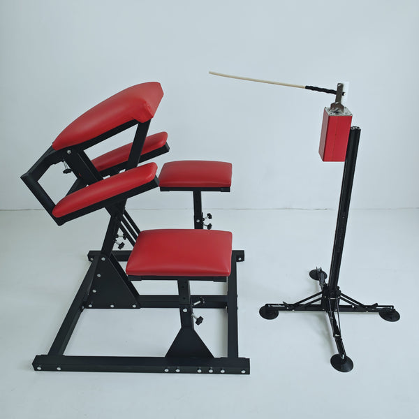 Flexible Fetish Spanking Bench,Padded BDSM Adjustable Multi Position Chair for Dungeon Play