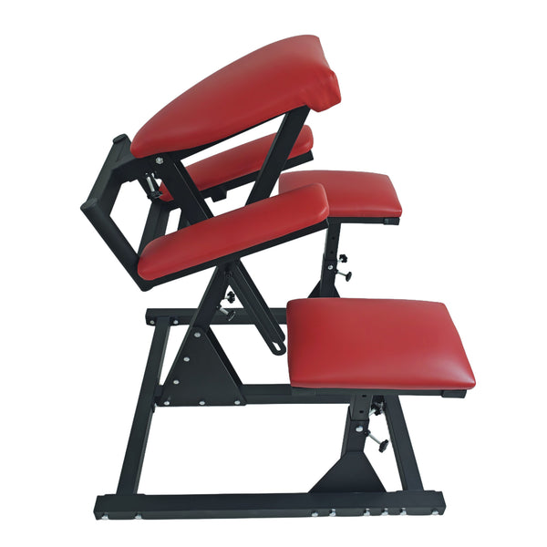 Flexible Fetish Spanking Bench,Padded BDSM Adjustable Multi Position Chair for Dungeon Play