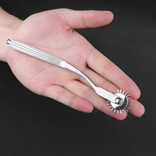 Stainless Steel Wartenberg Pinwheel for Sensory and Love Play - BDSM Pinwheel Toy