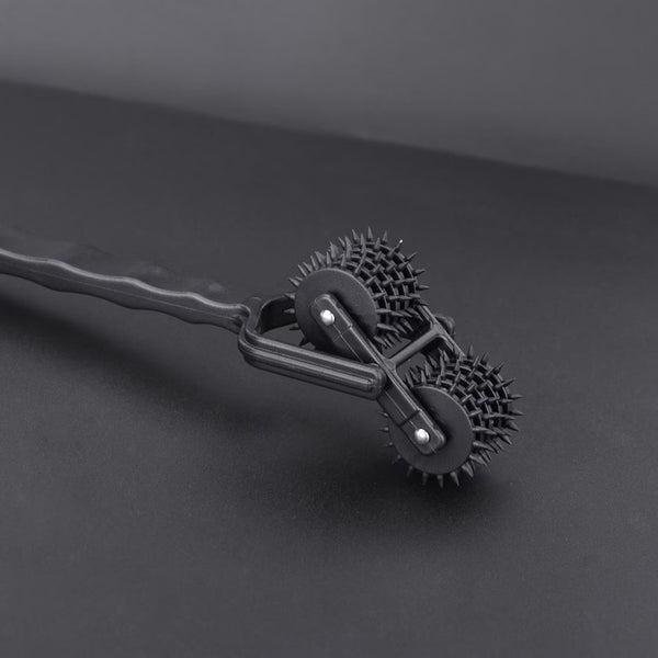 Double Wartenberg Wheel, BDSM toy Rotating/Pivoting, Tickle & Tease,BDSM Fetish Gear