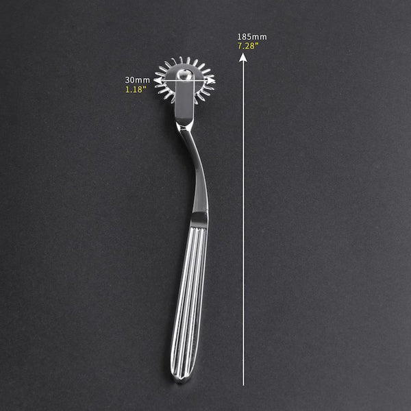 Stainless Steel Wartenberg Pinwheel for Sensory and Love Play - BDSM Pinwheel Toy