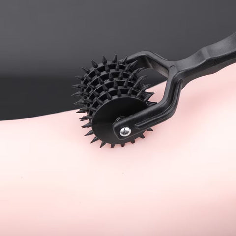 Double Wartenberg Wheel, BDSM toy Rotating/Pivoting, Tickle & Tease,BDSM Fetish Gear