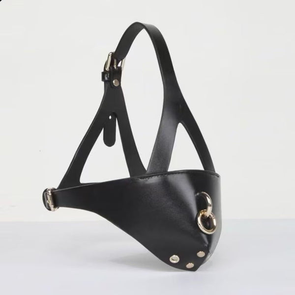 Handmade Leather Puppy Play Mask: BDSM Cosplay
