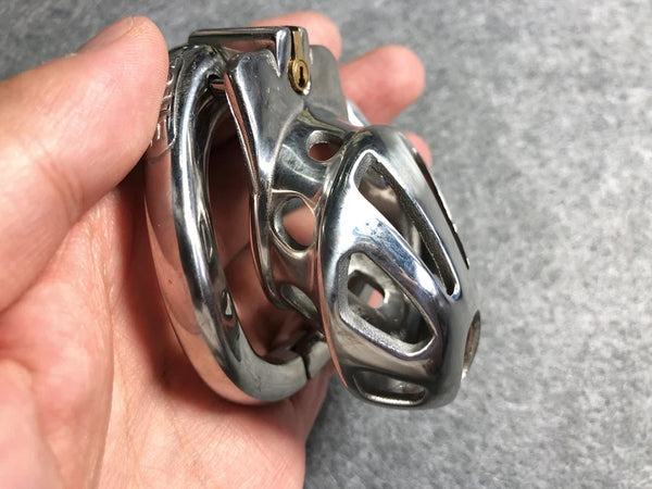 NEW Openable Ring Design Male Chastity Belt Cock Cage For Love Gift