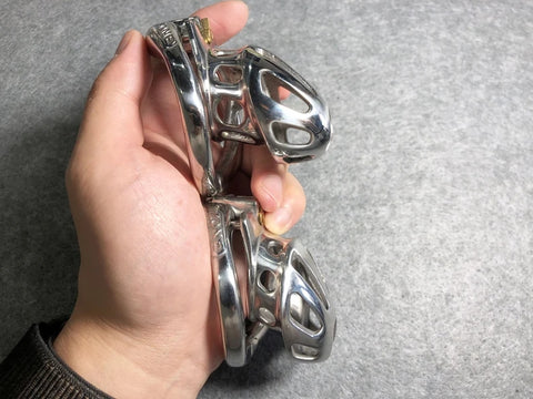 NEW Openable Ring Design Male Chastity Belt Cock Cage For Love Gift