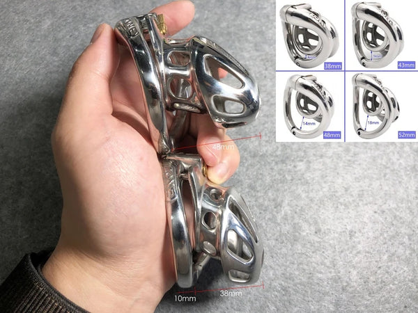 NEW Openable Ring Design Male Chastity Belt Cock Cage For Love Gift