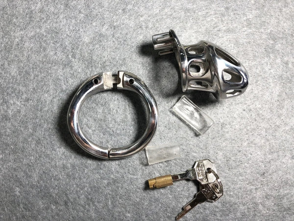 NEW Openable Ring Design Male Chastity Belt Cock Cage For Love Gift