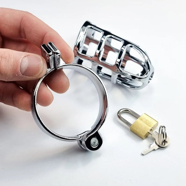 Lightweight Chastity Cage with Lock Chastity CBT Device Bondage Belt For Men