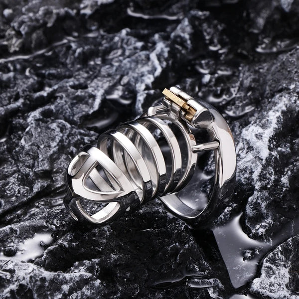 Chastity Device, Explore the Beauty of Taboo, Stainless Steel Restraint Device, Chastity Cages, Cock Cage, Sex Toys for Men, Mature